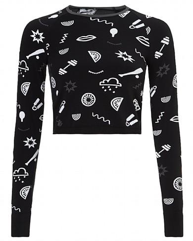 Sweaty Betty Ditsy Luxe L/slv Top