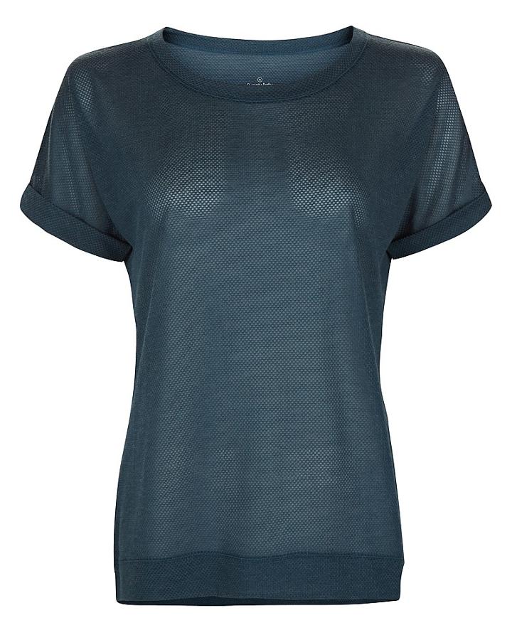 Sweaty Betty Warm Up Workout Mesh Over Tee