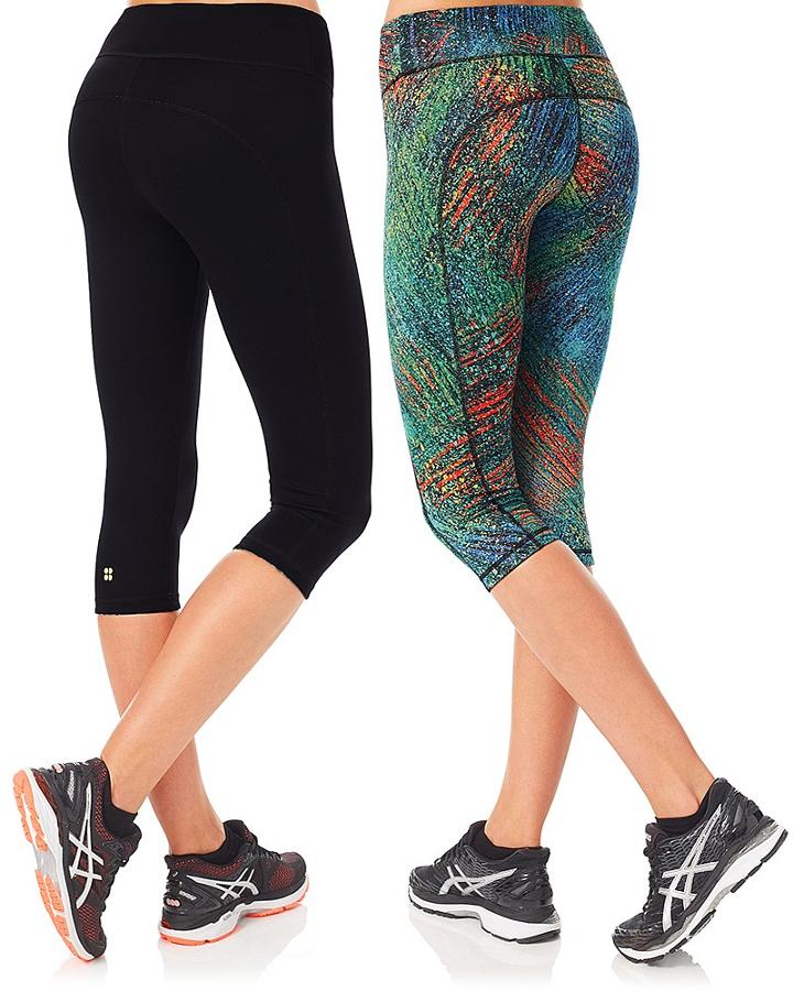 Sweaty Betty Reversible Shallow Water 3/4 Leggings