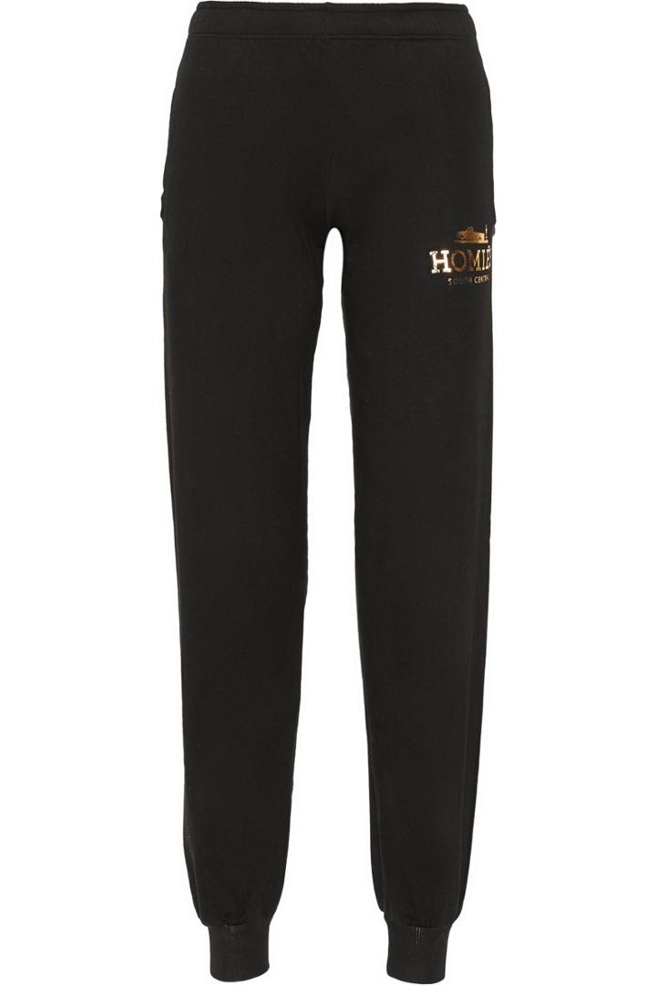 Brian Lichtenberg Homis Foiled Cotton-jersey Track Pants