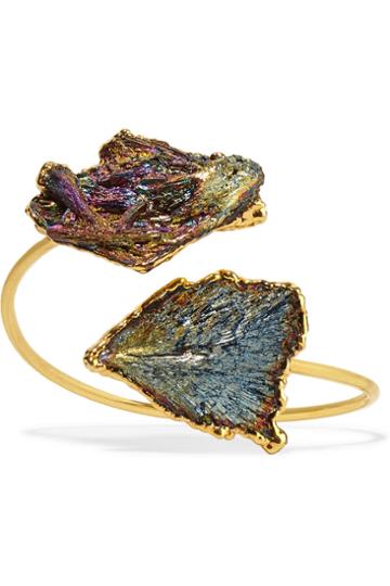 Dara Ettinger Gold-plated Kyanite Cuff