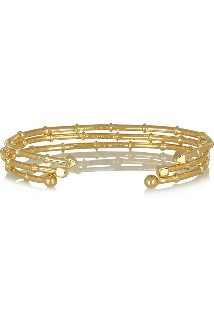 Arme De L'amour Set Of Three Gold-plated Bracelets