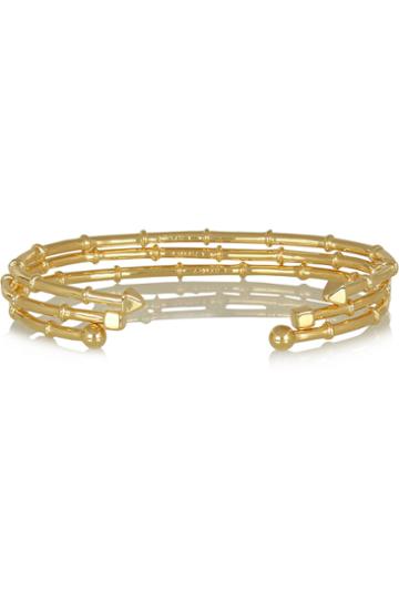 Arme De L'amour Set Of Three Gold-plated Bracelets