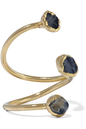 Dara Ettinger Gold-tone Labradorite Ring