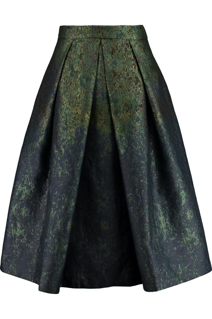 Iris And Ink Josephine Jacquard Midi Skirt