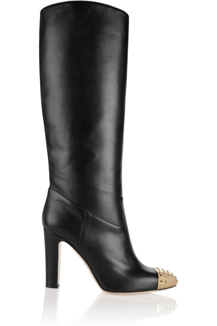 Valentino Studded Leather Boots