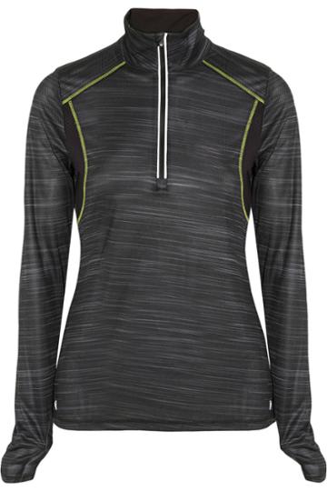 Lija Mesh-paneled Stretch Top