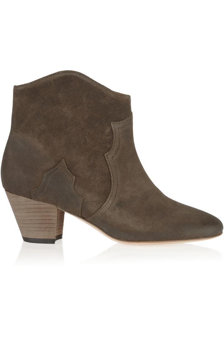 Isabel Marant The Dicker Suede Ankle Boots