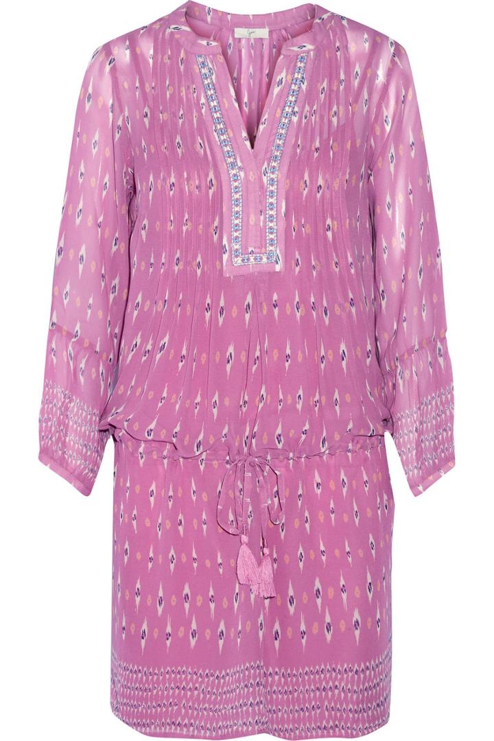 Joie Suerte Printed Silk Mini Dress