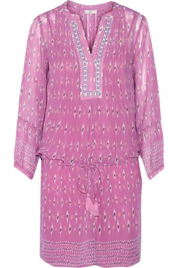 Joie Suerte Printed Silk Mini Dress
