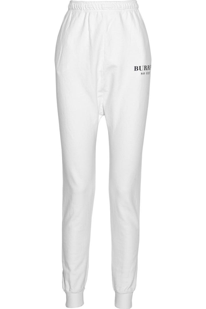 Brian Lichtenberg Burrr So Icey Printed Cotton Track Pants