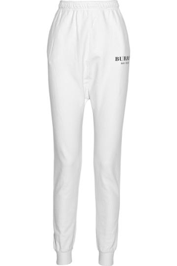 Brian Lichtenberg Burrr So Icey Printed Cotton Track Pants