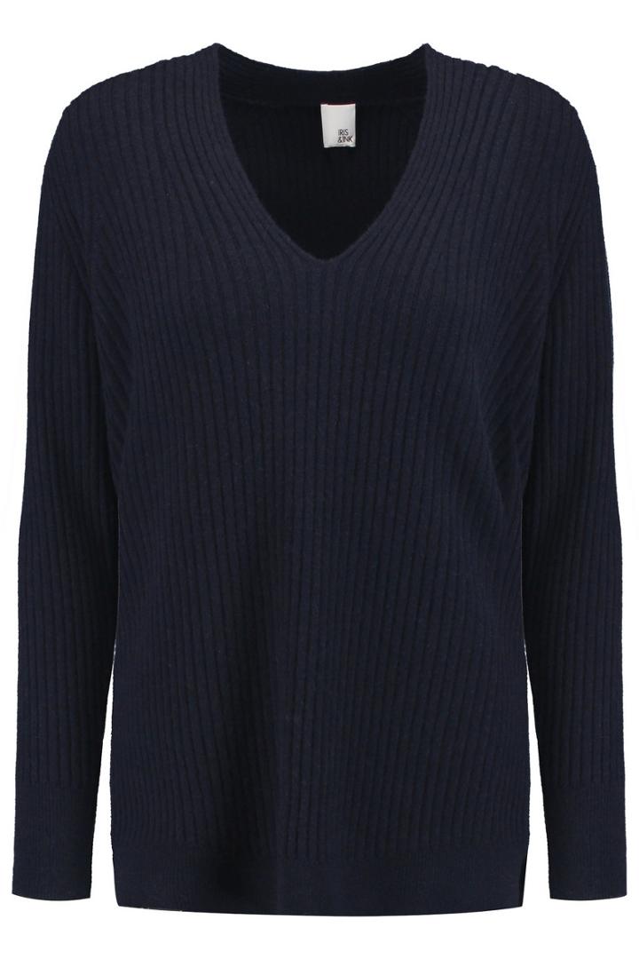 Iris And Ink Ribbed Cashmere Sweater