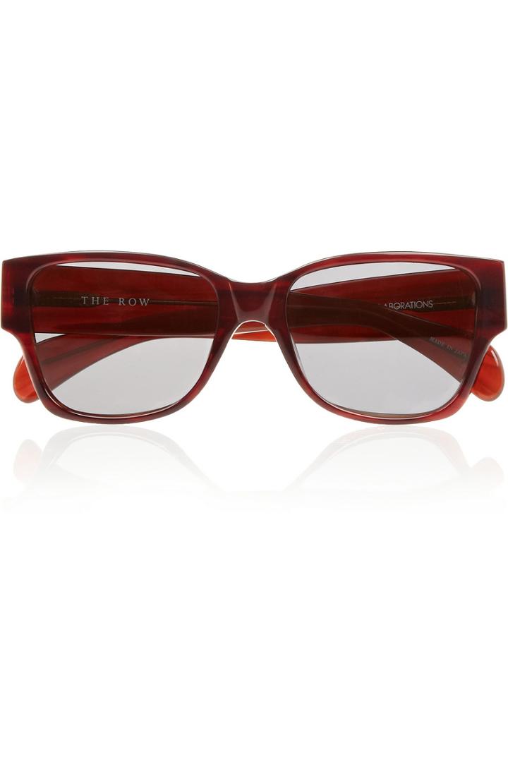 The Row D-frame Acetate Sunglasses