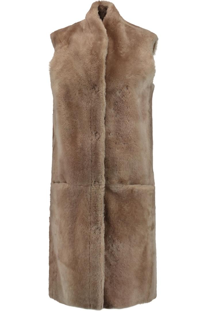 Iris And Ink Longline Shearling Gilet