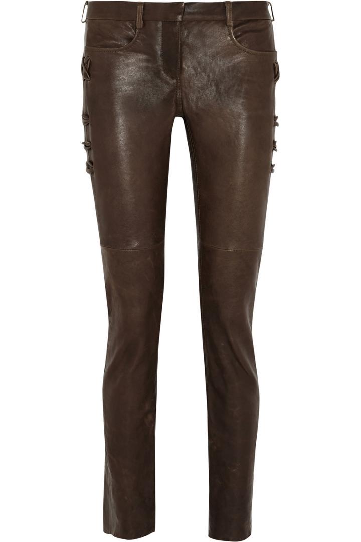 Isabel Marant Haper Leather Skinny Pants