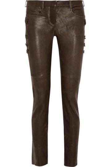 Isabel Marant Haper Leather Skinny Pants