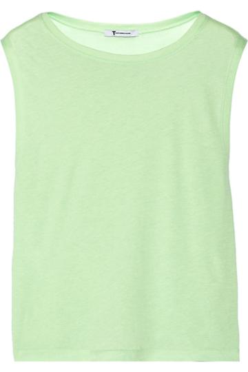 T By Alexander Wang Cotton And Modal-blend Tank