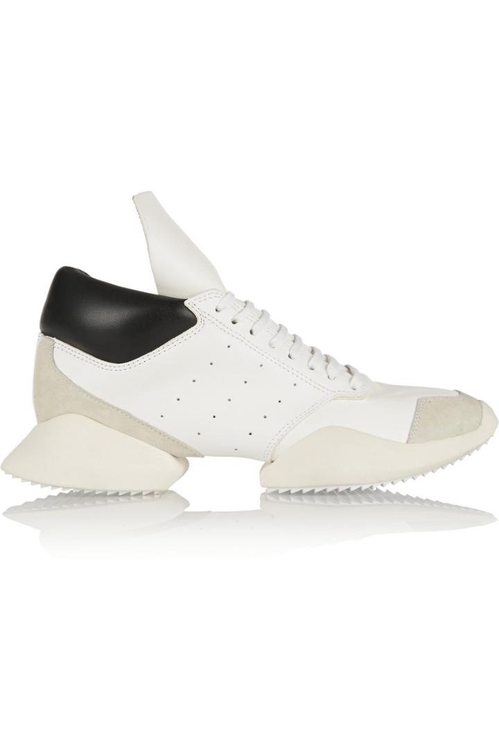 Rick Owens Vicious Leather Sneakers