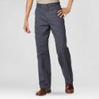 Dickies Men's Loose Straight Fit Cotton Cargo Work Pants- Charcoal (grey)