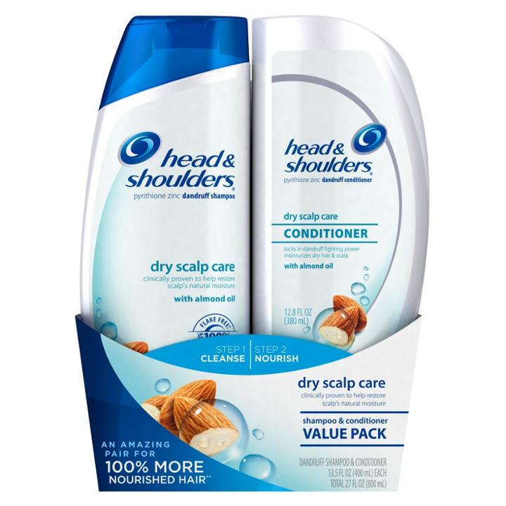Head N Shoulders Head & Shoulders Dry Scalp Care Shampoo & Conditioner Value Pack