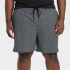 Men's Big & Tall 7 Geo With Liner Hybrid Swim Trunks - Goodfellow & Co Gray