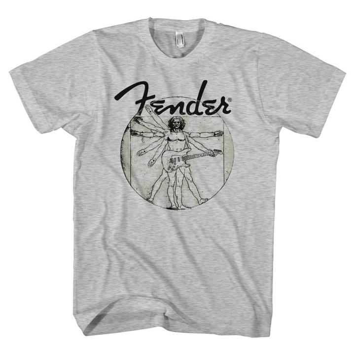 Men's Fender Graphic T-shirt - Heather Gray