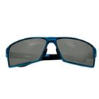 Breed Men's Centaurus Polorized Sunglasses With Aluminum Frame And Arms - Blue/silver