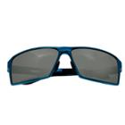 Breed Men's Centaurus Polorized Sunglasses With Aluminum Frame And Arms - Blue/silver