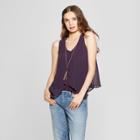 Women's Sleeveless Top - Lily Star (juniors') Eggplant