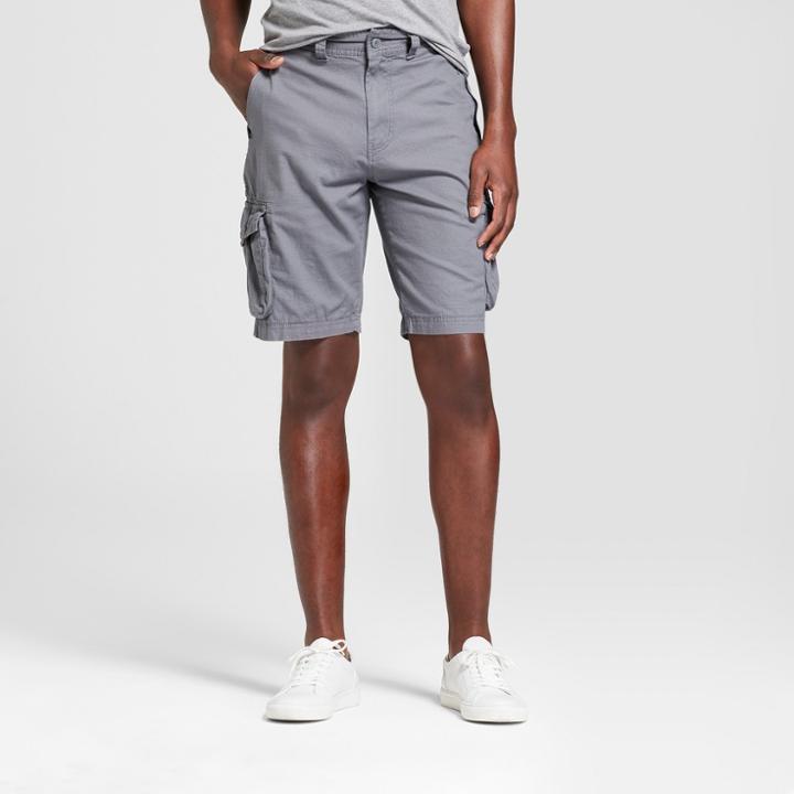 Men's 11 Utility Cargo Shorts - Goodfellow & Co Gray