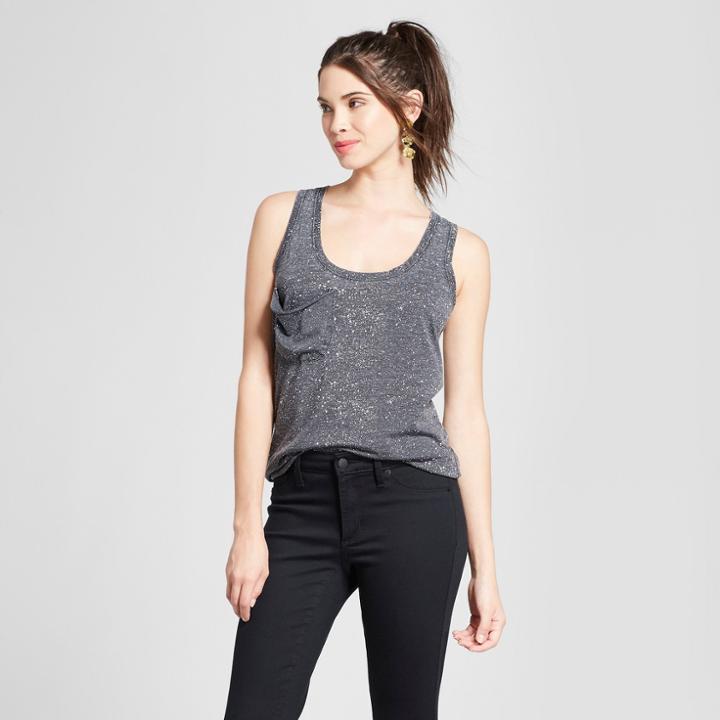 Women's Burnout Wash Pocket Tank Top - Grayson Threads (juniors') Black