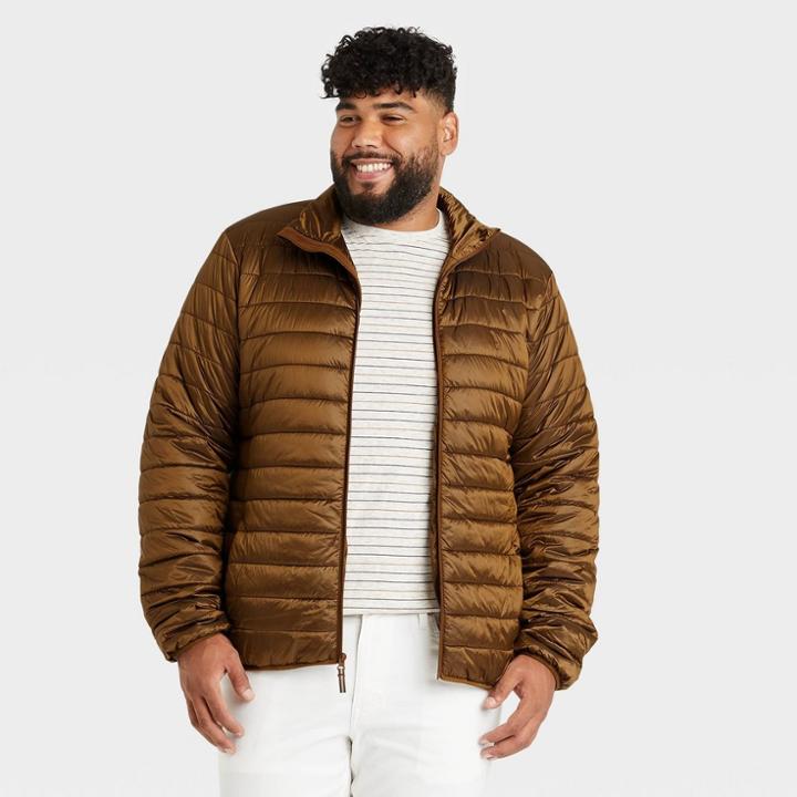 Men's Tall Lightweight Trucker Jacket - Goodfellow & Co Orange