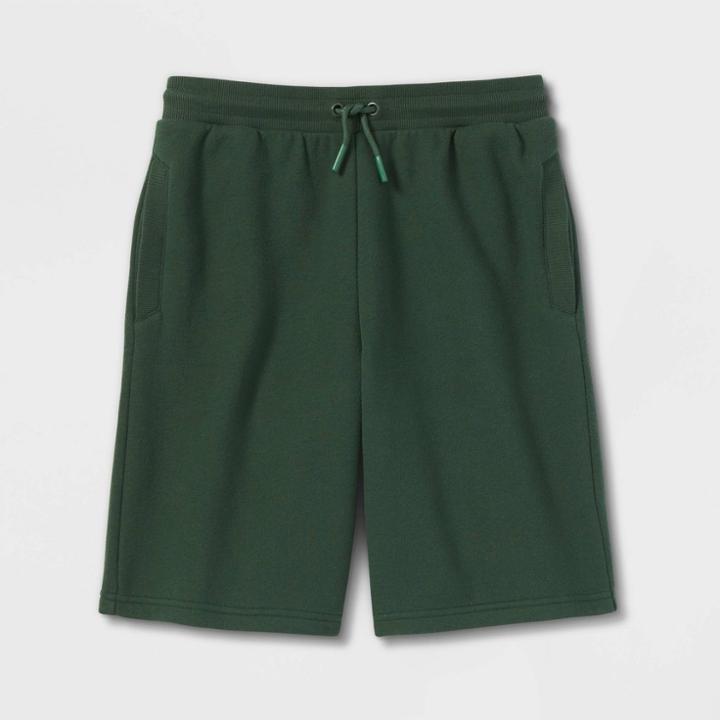 Boys' Fleece Shorts - All In Motion Green