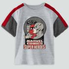 Toddler Boys' Marvel Superheroes Short Sleeve Graphic T-shirt - Little Gray
