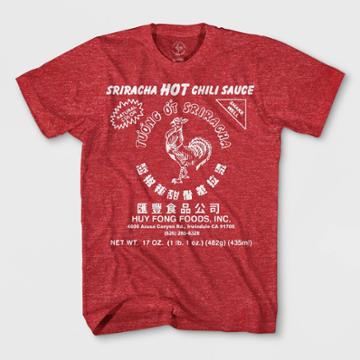 Boys' Sriracha Hot Chili Sauce Short Sleeve T-shirt - Red Heather