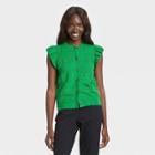 Women's Crewneck Sweater Vest - Who What Wear Green