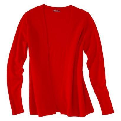Merona Women's Layering Open Cardigan - Anthem Red -