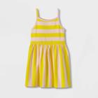 Toddler Girls' Printed Cotton Tank Dress - Cat & Jack Yellow