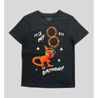Boys' Short Sleeve 8th Birthday Graphic T-shirt - Cat & Jack Charcoal Gray