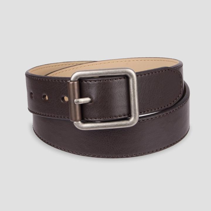 Denizen From Levi's Men's 38mm Bevell Edgestitch Belt - Brown M,