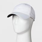 Men's Solid Mini Ripstop Logo Baseball Hat - C9 Champion White