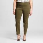 Women's Plus Size Skinny Ankle Pants - Who What Wear Olive