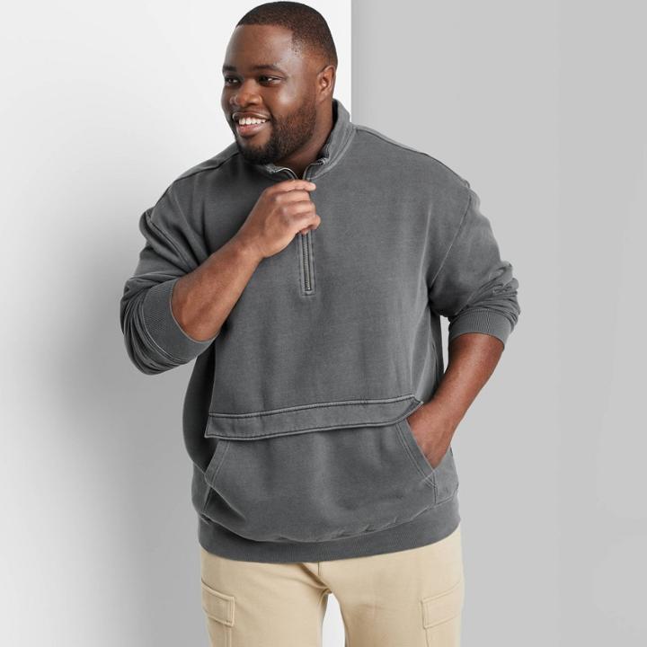 Adult Extended Size  Zip Sweatshirt - Original Use Black