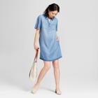 Women's Denim Shirt Dress - Universal Thread Medium Wash