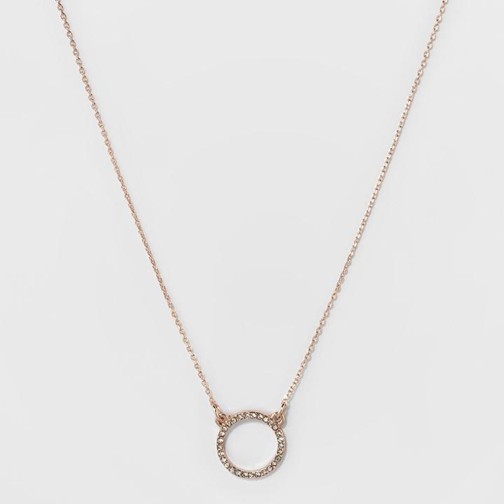 Short Pendant Necklace - A New Day Rose Gold