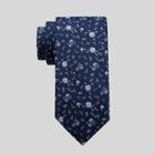 Men's Mina Floral Print Tie - Goodfellow & Co Navy One Size,