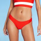 Women's Scoop Bikini Bottom - Sea Angel Bright Red