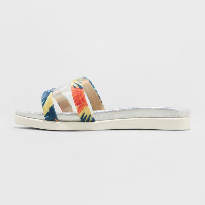 Girls' Kennadi Tropical Slide Sandals - Art Class