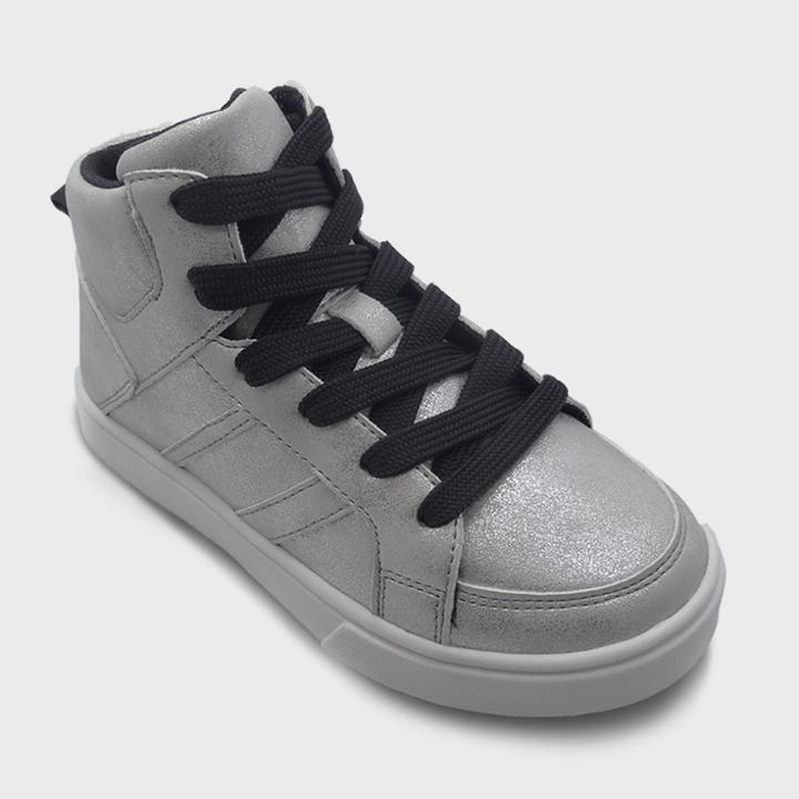 Boys' Watson Mid Top Metallic Sneakers - Art Class